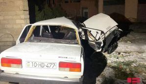 Bakıda körpünün üzərində 11 avtomobil toqquşub, xəsarət alanlar var -        FOTO — foto 4