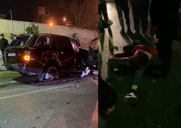 Bakıda biznesmenin oğlunun öldüyü qəzanın       ANBAAN VİDEOSU