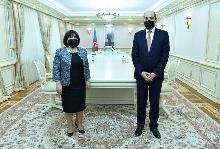 Sahibə Qafarova Sami Abdullah Göşeh ilə görüşdü