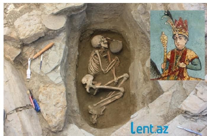Azərbaycanda qəbri tapılan xanın skeleti çıxarıldı -         FOTO