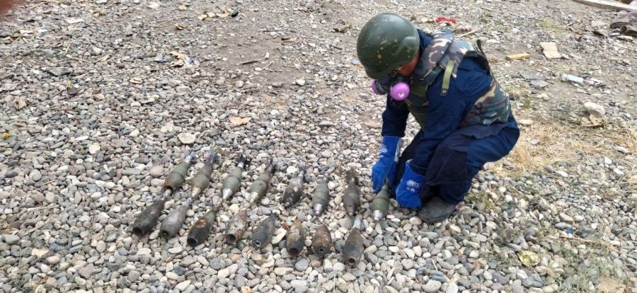 Cəbrayılda ağ fosfor tərkibli sursatlar aşkarlandı