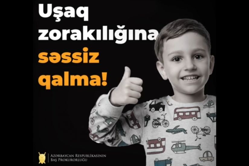 Baş Prokurorluq uşaqların zorakılığa məruz qalması faktları ilə bağlı vətəndaşlara müraciət edib -     VİDEO