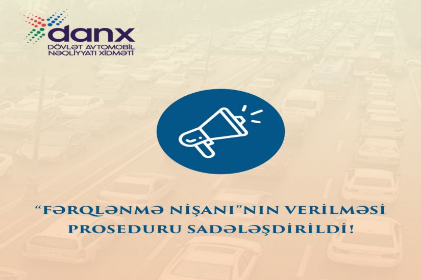“Fərqlənmə nişanı”nın verilməsi ilə bağlı     YENİLİK