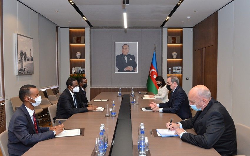 XİN rəhbəri Somalinin səfiri ilə görüşdü