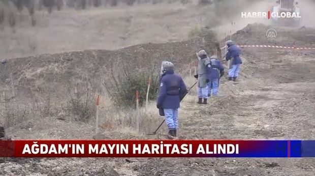 “Haber Global” Ağdamın mina xəritələrinin Ermənistandan alınması barədə süjet hazırlayıb -       VİDEO