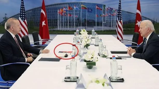 Ərdoğan-Bayden görüşündə masa üzərindəki maraqlı detal -       FOTO