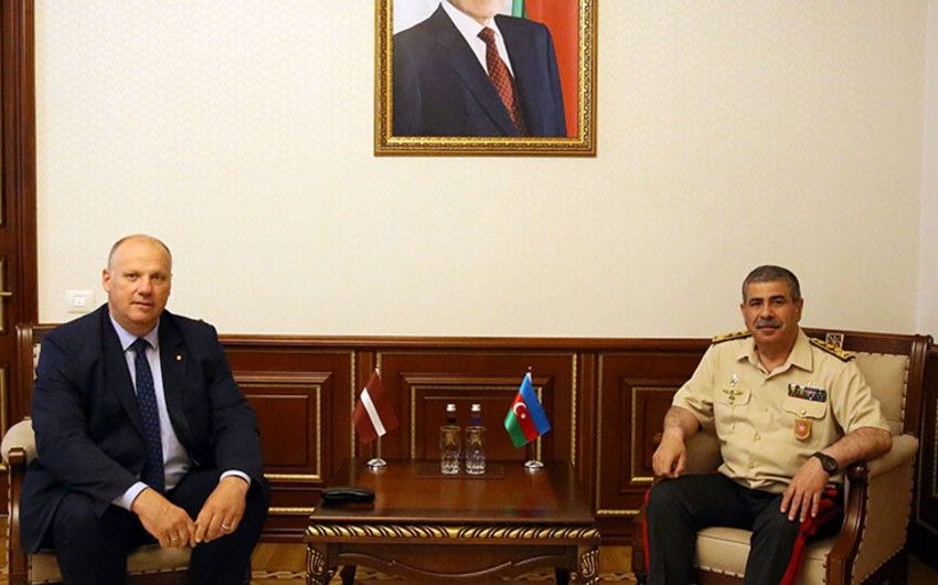 Zakir Həsənov Latviyanın NATO PA-dakı nümayəndə heyətinin üzvü ilə görüşdü