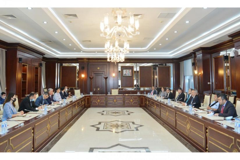 Fəzail İbrahimli işğaldan azad edilmiş ərazilərdə faktaraşdırıcı missiya aparan Türkiyə nümayəndə heyəti ilə görüşdü