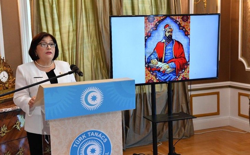 Sahibə Qafarova "2021 - ci il - Nizami Gəncəvi ili"nə həsr olunmuş tədbirdə iştirak etdi