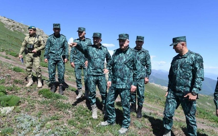 Məhərrəm Əliyev Ermənistanla sərhədə getdi -       FOTO