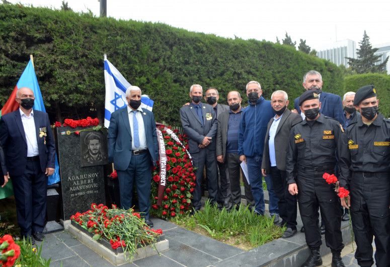 Azərbaycanın Milli Qəhrəmanı Albert Aqarunovun anım mərasimi keçirildi