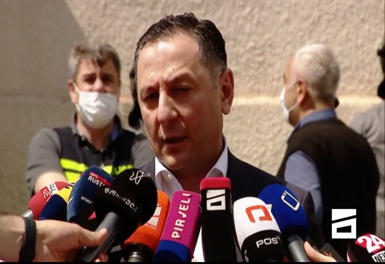Gürcüstanın daxili işlər naziri və DTX rəisi Dmanisiyə getdi
