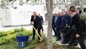 Prezident İlham Əliyev Ağdam şəhərinin bərpasının təməl daşını qoyub -     YENİLƏNDİ — foto 12
