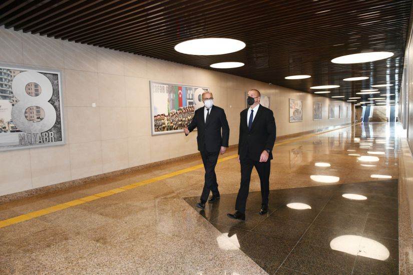 Metronun “8 Noyabr” stansiyası istifadəyə verildi  -       YENİLƏNDİ