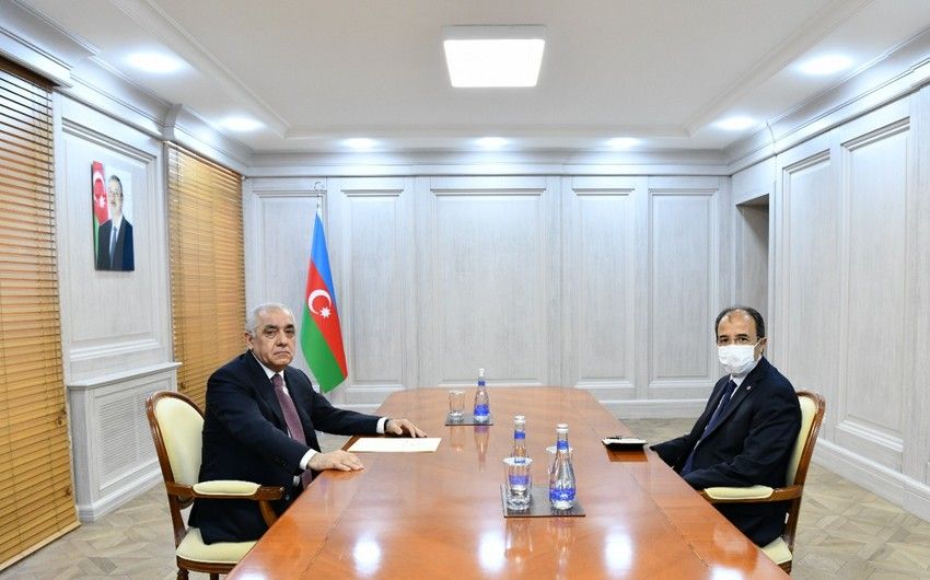 Əli Əsədov Türkiyənin Azərbaycandakı səfiri ilə görüşdü