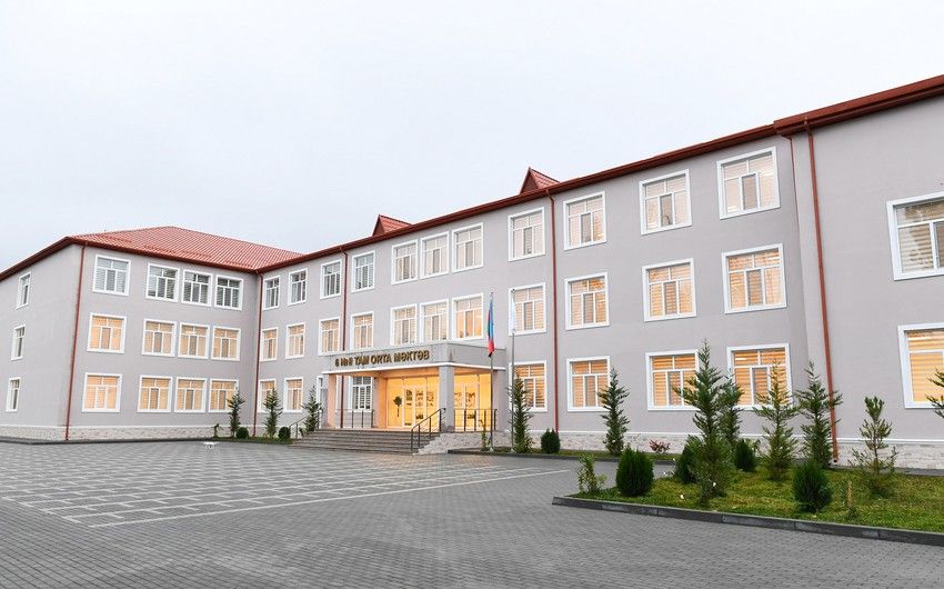 İsmayıllıda 6 saylı tam orta məktəbin yeni binası istifadəyə verildi