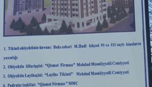 "Qismət Firması" MMC-nin bina tikməsi etiraza səbəb oldu -   Əbili Tağıyev kimə arxalanır? - FOTO — foto 1