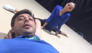 Fərid Qayıbovun əcnəbi müavinin qızı ilə səmimi görüntüsü -       FOTO — foto 1