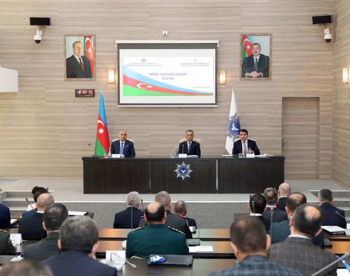 DTX-nin Beynəlxalq Antiterror Təlim Mərkəzində “Milli təhlükəsizlik” mövzusunda kursun açılışı olub