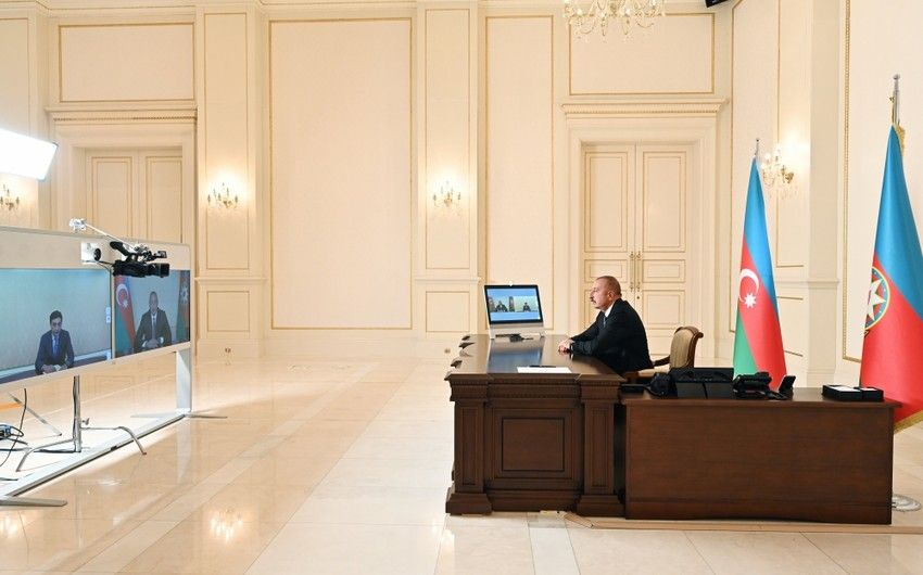 İlham Əliyev Fərid Qayıbovu nazir təyin olunması ilə əlaqədar qəbul etdi
