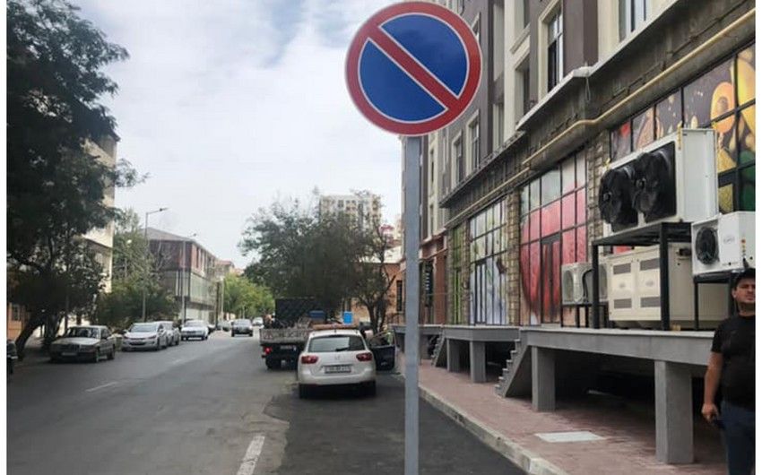 Bakıda tikinti şirkəti qanunsuz parklanma yeri təşkil etdi