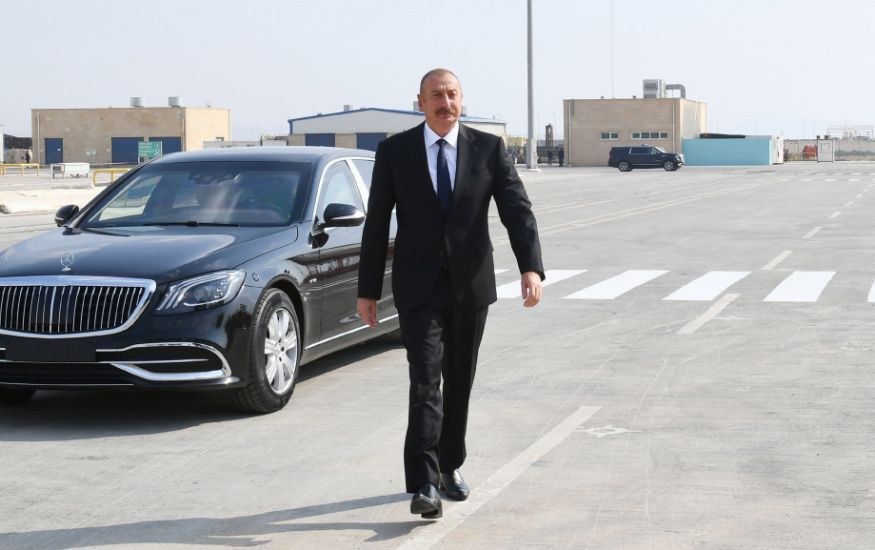 Prezident İlham Əliyev “Kəlbəcər” neftdaşıyan tankerin istismara verilməsi mərasimində iştirak etdi -   FOTOLAR