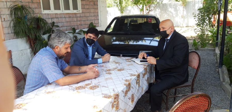 Cavid Osmanov şəhid ailələri ilə görüşdü -     FOTOLAR