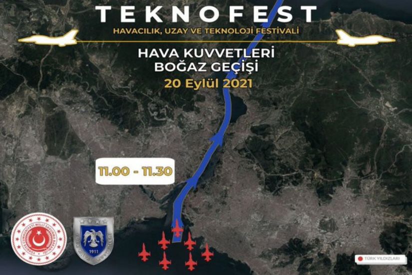 Türkiyə və Azərbaycan qırıcıları İstanbul boğazı üzərində salamlama uçuşu keçirdi