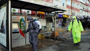 Bakı küçələri növbəti dəfə dezinfeksiya edilir -       FOTO — foto 4
