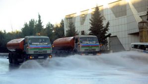 Bakı küçələri növbəti dəfə dezinfeksiya edilir -       FOTO — foto 5
