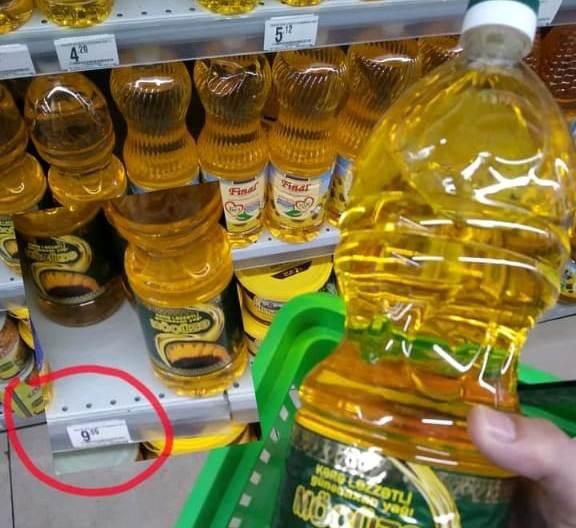4 manatlıq yağ 9 manat oldu