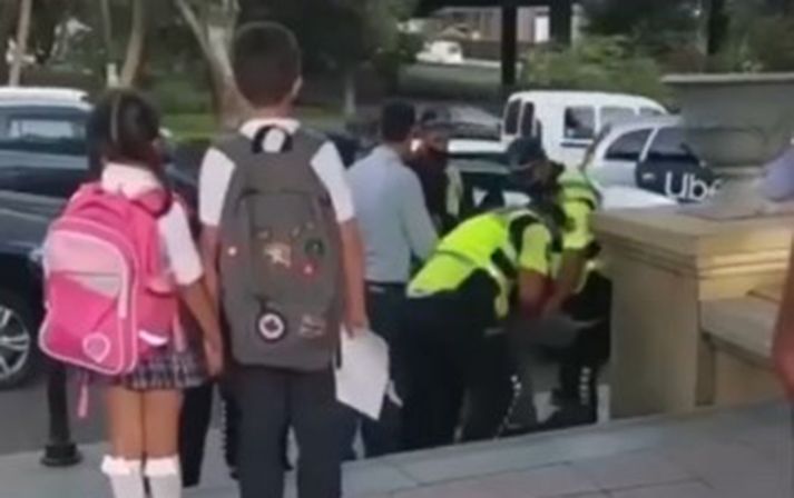 Polis videosu yayılan sürücüdən rüşvət alıb? -     AÇIQLAMA