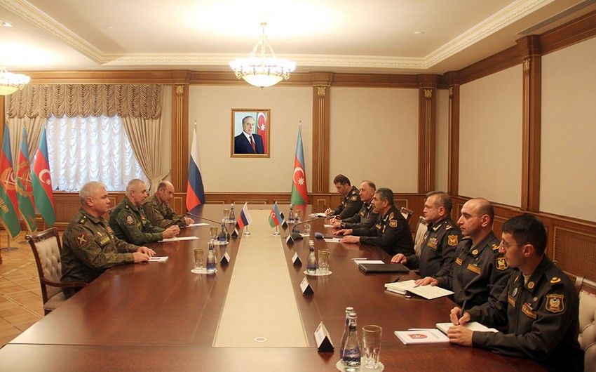 Zakir Həsənov Qarabağdakı Rusiya sülhməramlılarının yeni komandanı ilə görüşdü