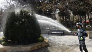 Bakının 545 küçəsi yuyuldu — foto 7