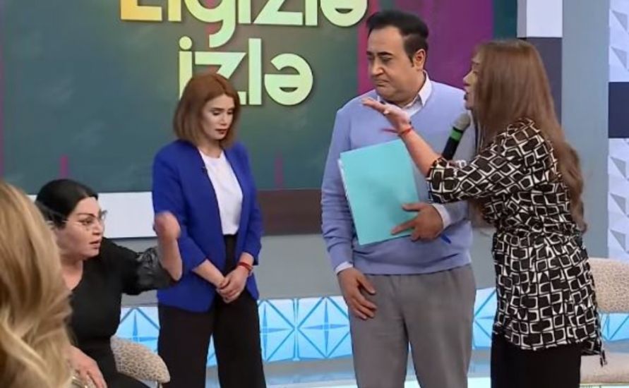 Elgizin verilişində dava düşdü: Şəfiqə Nağıyevə Şəbnəmə görün nə dedi -     VİDEO