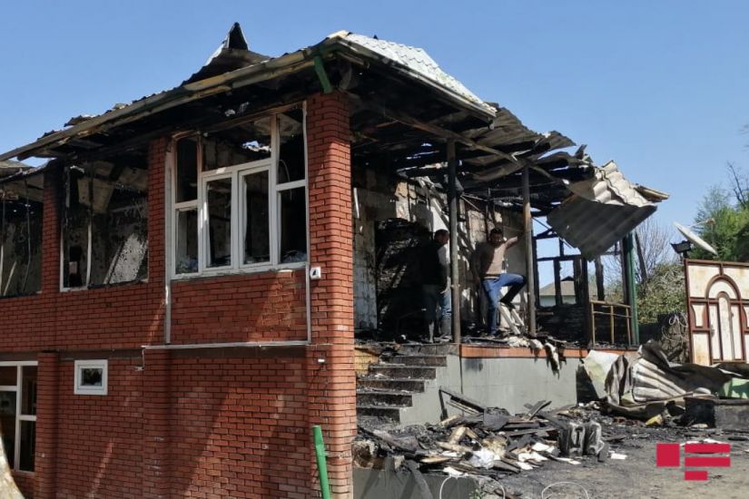Məşhur falçının oğlunun evi yanıb