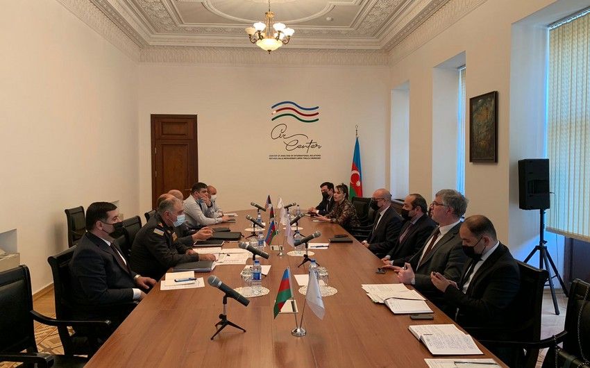 Minalardan və partlamamış hərbi sursatlardan təmizləmə üzrə İşçi Qrupun növbəti iclası keçirilib