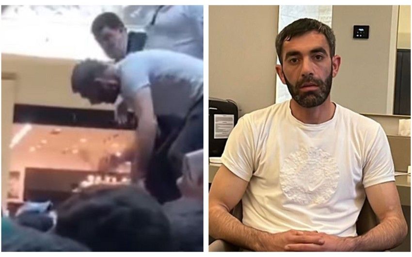 Bakıda blogerlə görüş zamanı kəmərlə zor tətbiq edən şəxs saxlanıldı