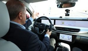 Ərdoğan Türkiyənin milli avtomobilini sürdü -         FOTOLAR — foto 2
