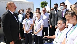 İlham Əliyev və Mehriban Əliyeva Konyada azərbaycanlı idmançılarla görüşdü -       YENİLƏNDİ — foto 9