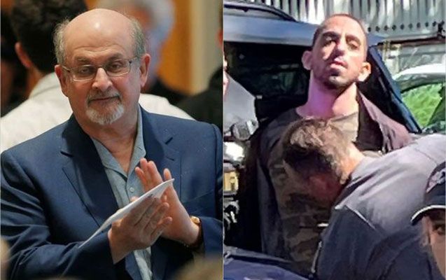 Salman Rüşdini bıçaqlayan şəxs həbs edildi