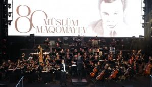 Prezident və birinci xanım Müslüm Maqomayevin xatirəsinə həsr olunan gecədə iştirak edib -         YENİLƏNDİ — foto 1