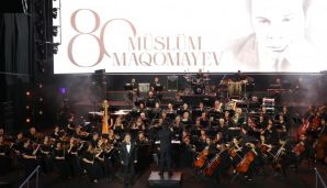 Prezident və birinci xanım Müslüm Maqomayevin xatirəsinə həsr olunan gecədə iştirak edib -         YENİLƏNDİ — foto 6