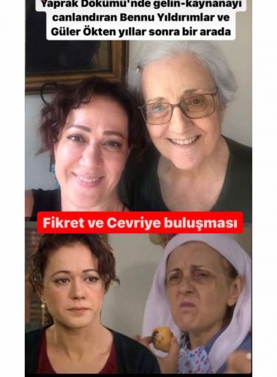 “Yaprak dökümü”nün gəlin-qayınanası illər sonra bir arada -         FOTO