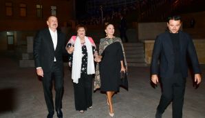 Prezident və birinci xanım Müslüm Maqomayevin xatirəsinə həsr olunan gecədə iştirak edib -         YENİLƏNDİ — foto 10