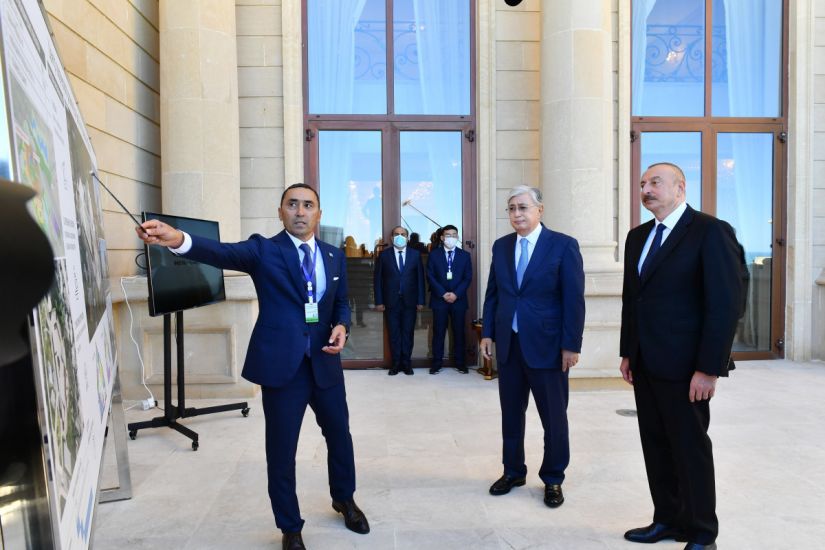 Azərbaycan və Qazaxıstan prezidentləri Füzulidə uşaqlar üçün inşa ediləcək Kurmanqazı adına Yaradıcılığın İnkişafı Mərkəzinin layihəsi ilə tanış olublar  -   YENİLƏNDİ