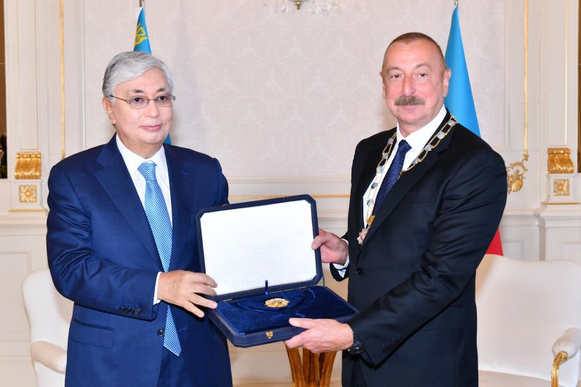 İlham Əliyev Qazaxıstanın “Altın kıran” – “Qızıl qartal” ali ordeni ilə təltif olundu -   YENİLƏNDİ