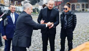 Prezident “Yuxarı Baş” Milli Tarix-Memarlıq Qoruğunda təmir-bərpa işləri ilə tanış oldu -   YENİLƏNDİ - FOTOLAR — foto 4