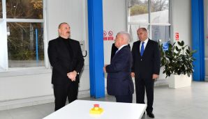 Prezidenti “Oğuz-1”, “Oğuz-2”, “Oğuz-3” kiçik su elektrik stansiyaları silsiləsinin açılışında iştirak etdi -       YENİLƏNDİ — foto 1