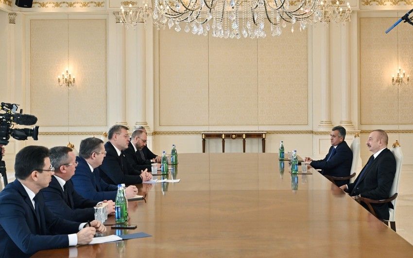 Prezident İlham Əliyev Həştərxan vilayətinin qubernatorunu qəbul etdi -   YENİLƏNDİ